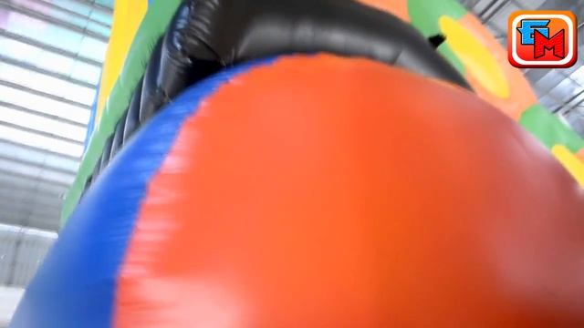 Батут-горка «Огненный дракон», размер 11х6х9 м. смотреть онлайн