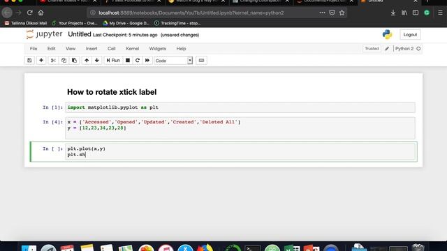 How to Rotate xtick Label in Matplotlib in Python смотреть онлайн