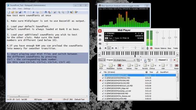 14. Midi Player - How to test more soundfonts at once смотреть онлайн