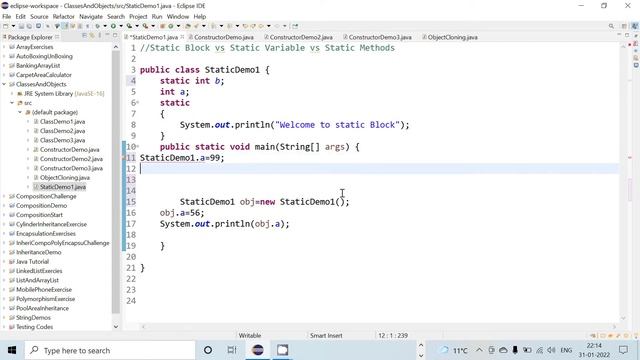 Static Keyword in JAVA(Static Variable, Static Method, Static Block) смотреть онлайн
