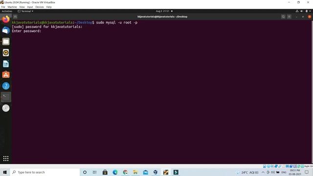 How to connect MySQL database in ubuntu terminal ? | Accessing MySQL Database from Linux смотреть онлайн