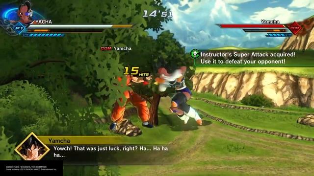 DRAGON BALL XENOVERSE 2 - Yamcha's training lesson 1 - Wolf Fang Fist смотреть онлайн