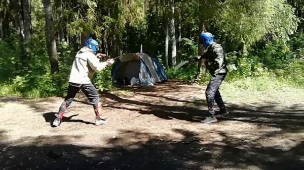 Нагайка против ножа