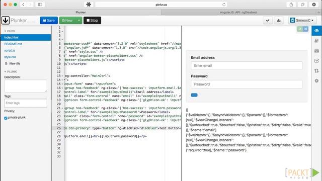 Вебсайт на AngularJS и Bootstrap / Simple website in AngularJS and Bootstrap - p6 смотреть онлайн