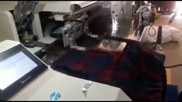 Rambo RM-320S Автоматическая машина для пришивания накладных карманов на производстве рубашек смотреть онлайн