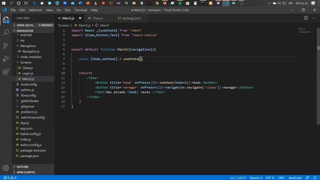 React Hooks en React-Native (useState,useEffect) смотреть онлайн