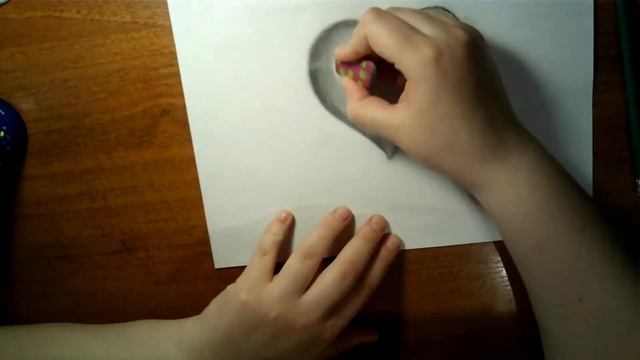 Как нарисовать водяное сердце 3D смотреть онлайн