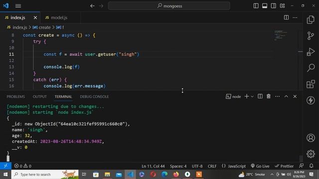 Mongoose Virtuals Methods & Statics | Pre Post save in Mongoose | Learn Node #29 смотреть онлайн