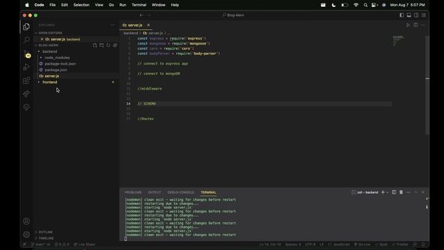 Simple MERN Stack Tutorial for Beginners | #1 - Node & Server Setup (including MongoDB) смотреть онлайн
