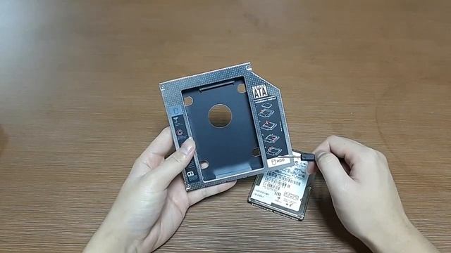 Адаптер салазки 9.5 мм Second HDD Caddy 2.5" SSD/HDD SATA для ноутбука. Оптибей (Optibay) смотреть онлайн