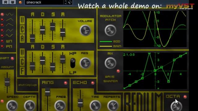 REDIUM - Free VST - myVST Demo смотреть онлайн