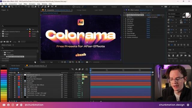 Gradient Maps in After Effects - Free Colorama Preset Pack смотреть онлайн