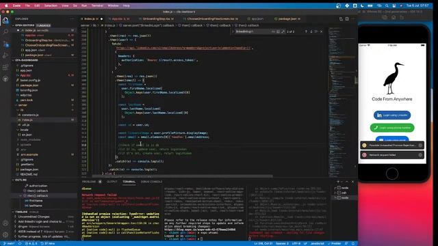 Live Programming #3 - Code From Anywhere - React Native & Node.js App Development смотреть онлайн