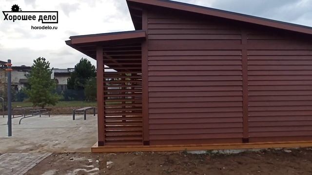 обзор навеса из дерева для workout смотреть онлайн