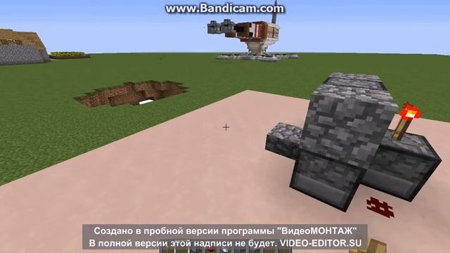 Как сделать катапульту в Minecraft смотреть онлайн