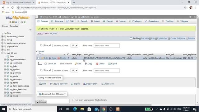 Forgotten WordPress Admin Password and Resetting from PHPMyAdmin смотреть онлайн