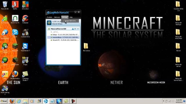 How to make a Hamachi Minecraft Server 1.5 + Bad Login Fix! смотреть онлайн