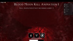 Roblox CHAIN Blood moon intro & kill Animation (Max Graphics)