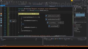 СУММА И КОЛИЧЕСТВО ЧЕТНЫХ И НЕЧЕТНЫХ ЧИСЕЛ В ДИАПАЗОНЕ _ C# ДОМАШНИЕ ЗАДАНИЯ _ #4 (1080p)