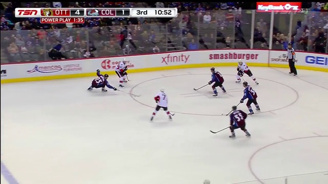 NHL. Ottawa Senators - Colorado Avalanche. 2 - 3 тайм . | НХЛ. Оттава - Колорадо смотреть онлайн