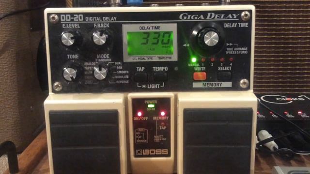 BOSS DD-20 Giga Delay in Stereo, All Modes смотреть онлайн