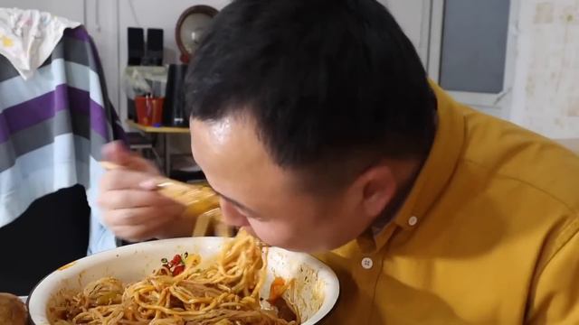 8斤五花肉，阿强做“酱肉打卤面”，肥而不腻大口嗦面吃真过瘾｜Mukbang【cram阿强】