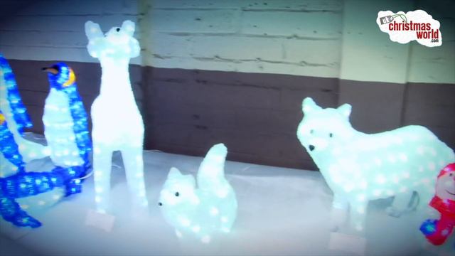 New Acrylic LED Christmas Figures - Outdoor LED Christmas Lights смотреть онлайн
