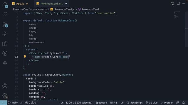 React Native Tutorial - 47 - Build a Pokemon Card (3/6) смотреть онлайн