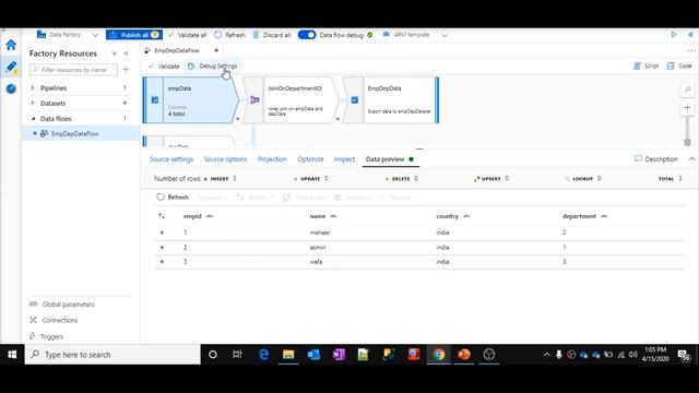 48. Mapping Data Flow Debug Mode in Azure Data Factory смотреть онлайн