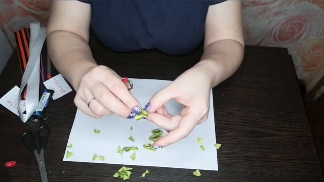 Мастер класс Брошь "Георгиевская ленточка" смотреть онлайн