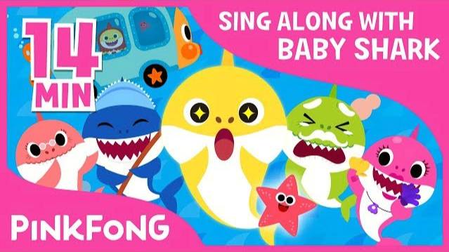 The Shark Family and more | Sing along with baby shark | Pinkfong Songs for Children смотреть онлайн