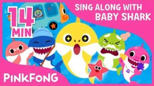 The Shark Family and more | Sing along with baby shark | Pinkfong Songs for Children