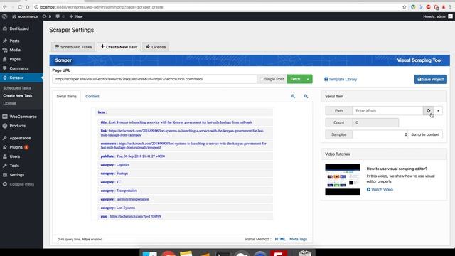 Scraper RSS and XML feed scraping method смотреть онлайн