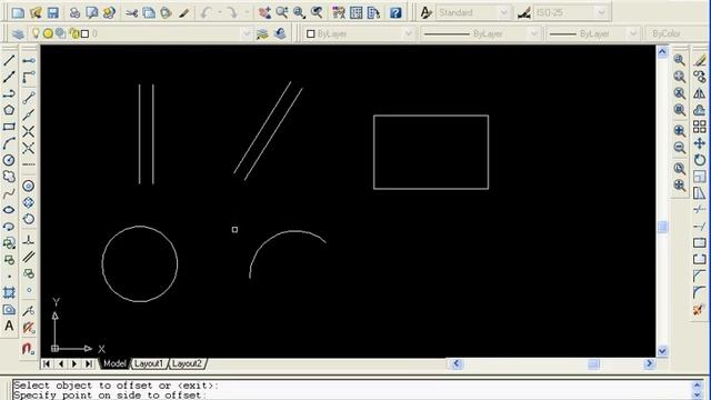 Offset Autocad dersleri- смотреть онлайн