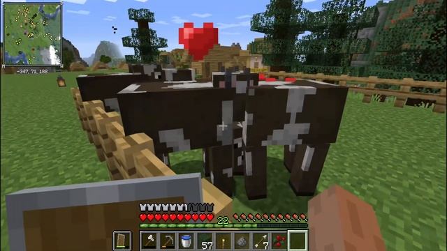 Разведение животных в майнкрафте - мой любимый зоопарк - прохождение minecraft #10 смотреть онлайн