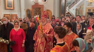 Пасха 2021. Начало Литургии. Митрополит Нифон