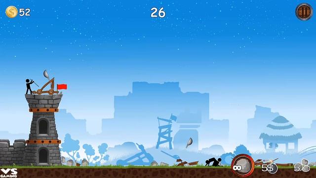 New Stickman Game: The Catapult | Stickman Fighting Android GamePlay
