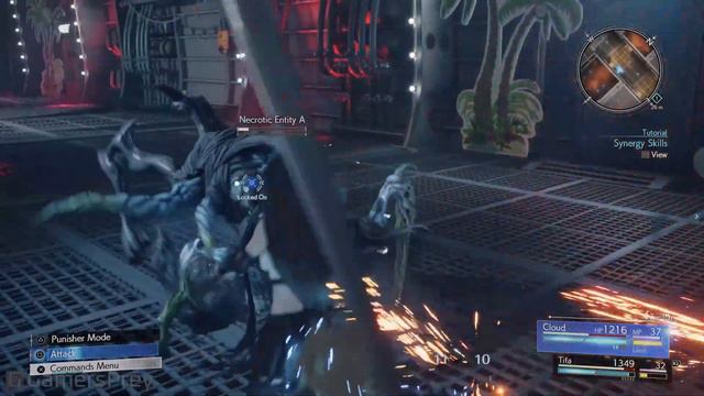 Final Fantasy 7 Rebirth Necrotic Entity Boss Fight 4K смотреть онлайн