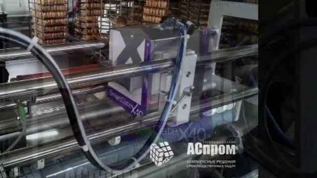 Маркировка упаковок с хлебобулочными изделиями термотрансферным принтером Маркем Имаж sdx40 ООО АСп смотреть онлайн