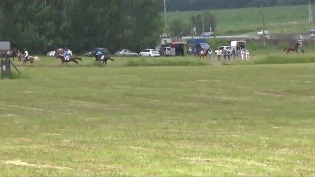 Областной Сабантуй 2022 - Скачка лошадей, рожденных в Свердловской области смотреть онлайн