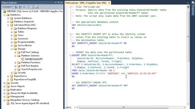Trailer for SQL 2012 Developer tutorial: Partitions смотреть онлайн