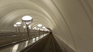 Метро Москвы|Метро 2021|Длинный эскалатор метро станция Верхние Лихоборы