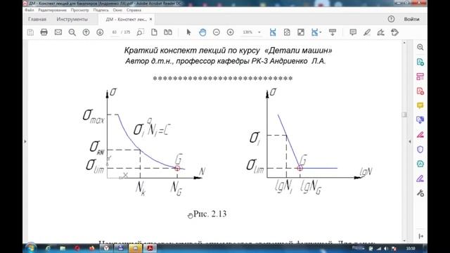 Детали машин. Лекция от 16.11.2020 смотреть онлайн