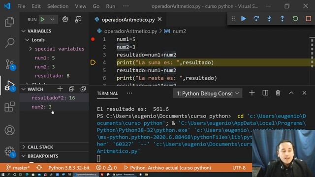PYTHON Debug VScode [7]?En español ??? смотреть онлайн