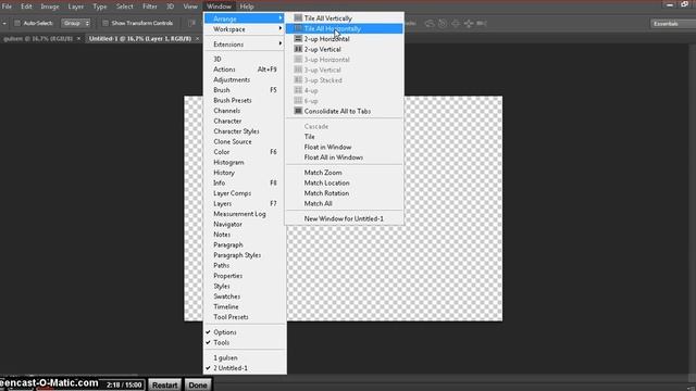 003 - Adobe Photoshop CS6 - Sayfa Düzeni Window Arrange смотреть онлайн