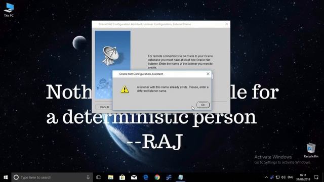 Configuring Listener in Oracle 11g смотреть онлайн