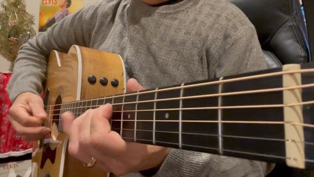 Holiday Music - Elvis Presley - Blue Christmas - Acoustic Guitar Classic Rock Christmas - Cover Son смотреть онлайн