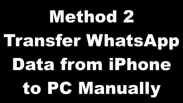 2 Easy Methods to Transfer WhatsApp Data from iPhone to PC for Free [iPhone 14 Supported] смотреть онлайн