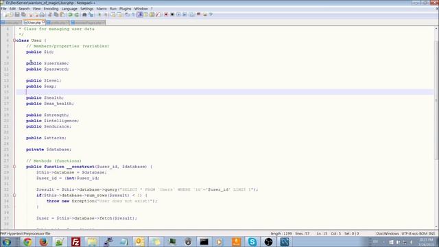 PHP Tutorial - Online RPG (Part 2) смотреть онлайн