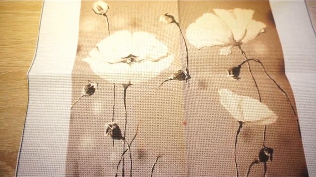 Мак красный, вышивальный набор от фирмы "Золотое руно". Обзор набора и итоговый результат смотреть онлайн